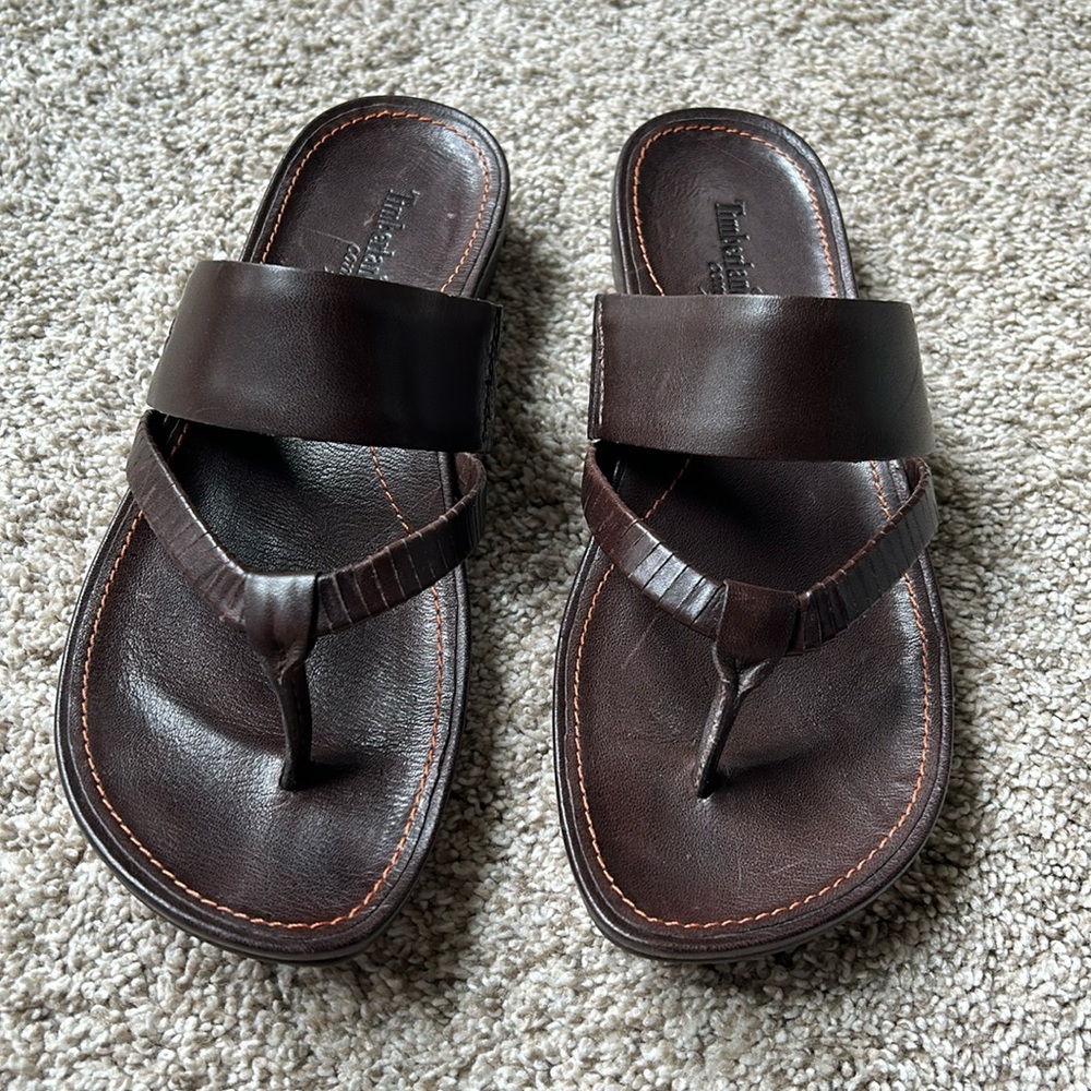 Timberland leather sandals size 7